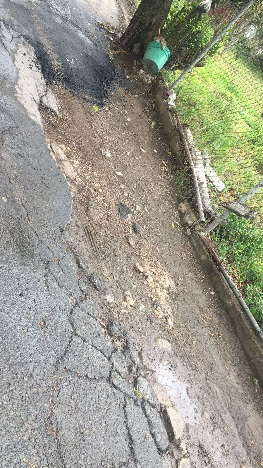 Puras porquerías las que hicieron en las calles